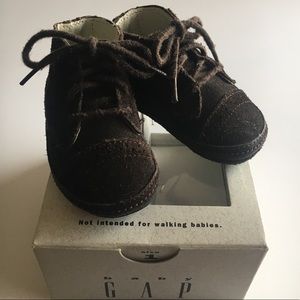 Baby Gap Brown Suede Shoes